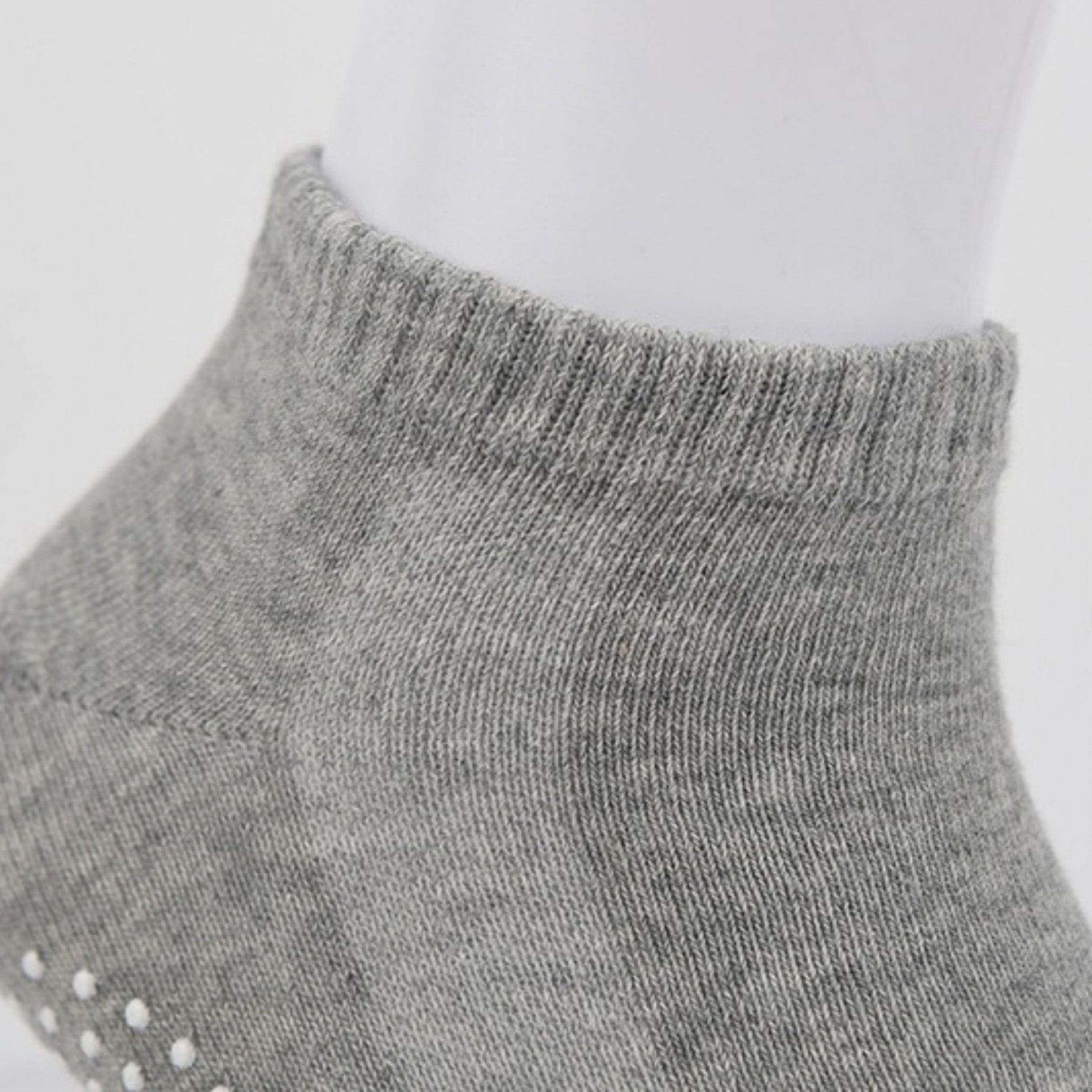 Anna-Kaci Women's Ankle Grip Socks 3-Pack with Textured Soles and Cushioned Knit Design for Indoor Stability