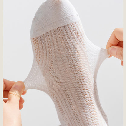 Anna-Kaci 3 Pairs Women's Ruffle Trim Crew Socks Soft Cotton Knit Lightweight Ribbed Texture with Scalloped Edge for Everyday Wear