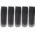 Anna-Kaci Women's 5-Pack Sheer No Show Liner Socks with Non-Slip Heel Grip Lightweight Invisible Design