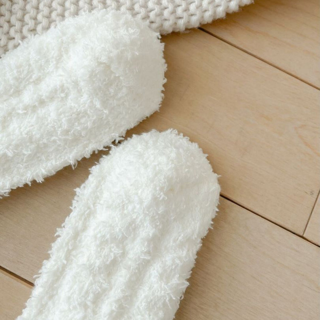 Anna-Kaci Women's 3-Pack Fuzzy Crew Socks with Embroidered Bow Detail and Soft Plush Texture