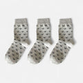 Anna-Kaci Women's 3-Pack Crew Socks with Allover Print Design Soft Stretch Knit for Everyday Comfort