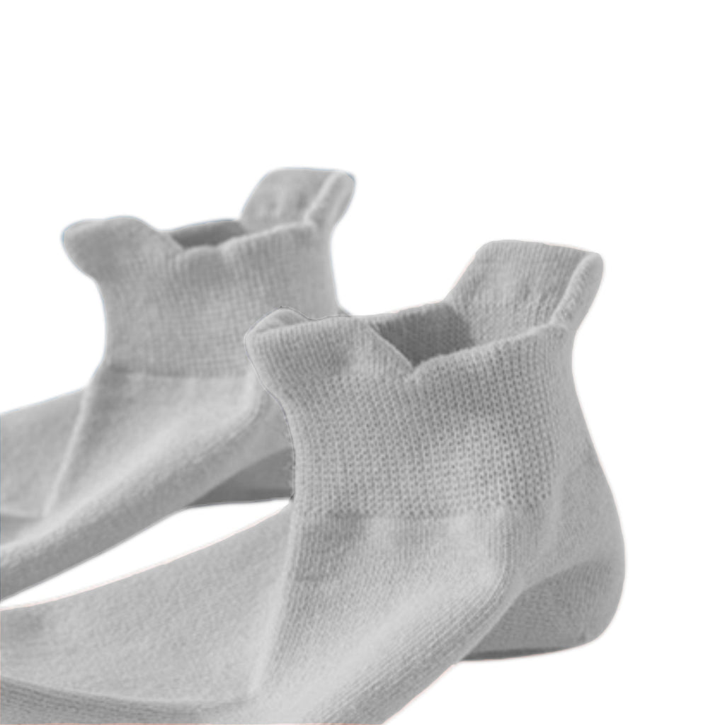 Anna-Kaci 3-Pack Women's Low Cut Ankle Socks with Heel Tab Design Antibacterial Cotton