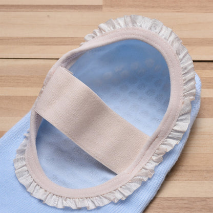 Anna-Kaci Women's 2-Pack Five-Toe Socks with Ruffle Trim and Ballet-Inspired Strap in Two Unique Styles
