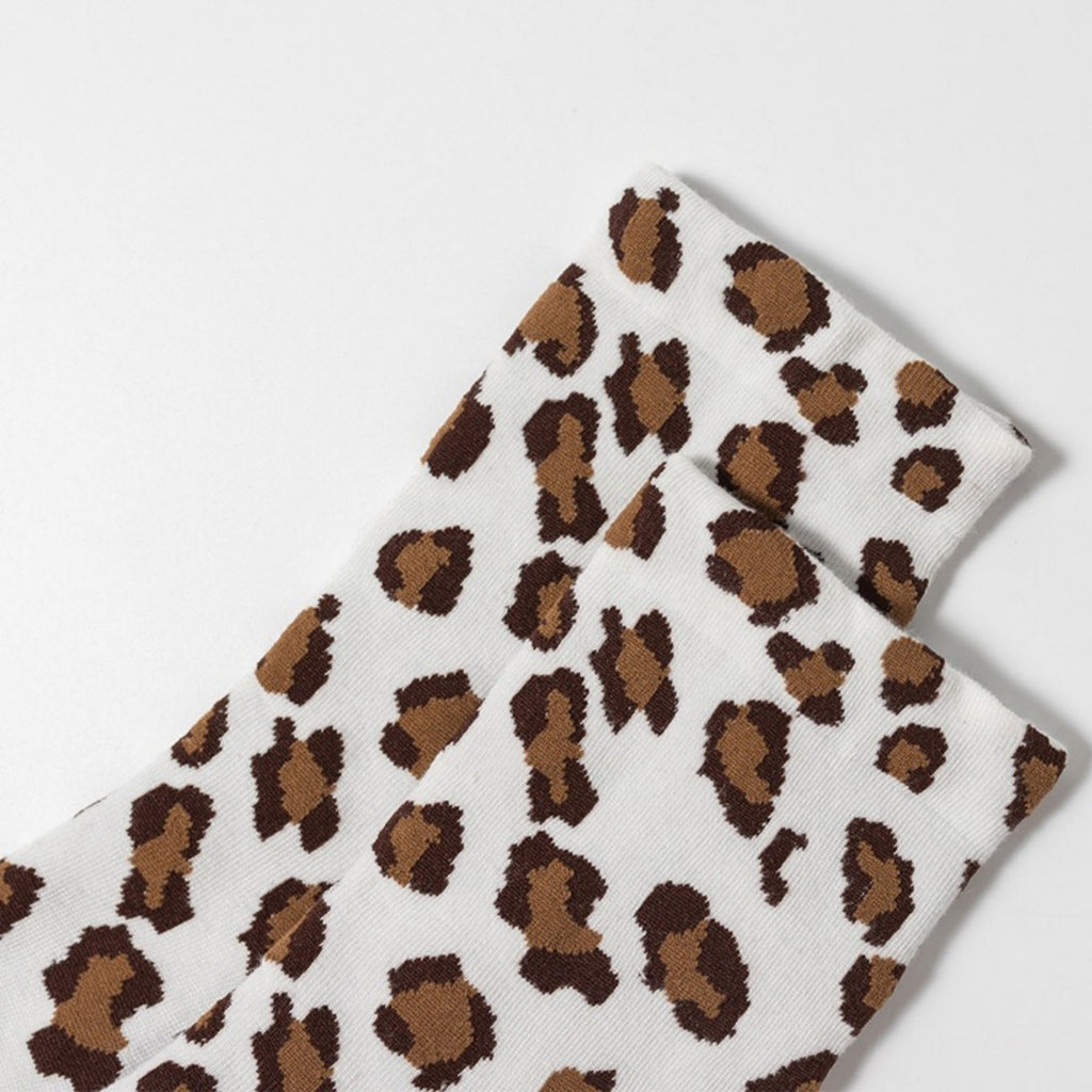 Anna-Kaci Women's 3-Pack Leopard Print Ankle Socks with Soft Knit Fabric and Allover Animal Pattern