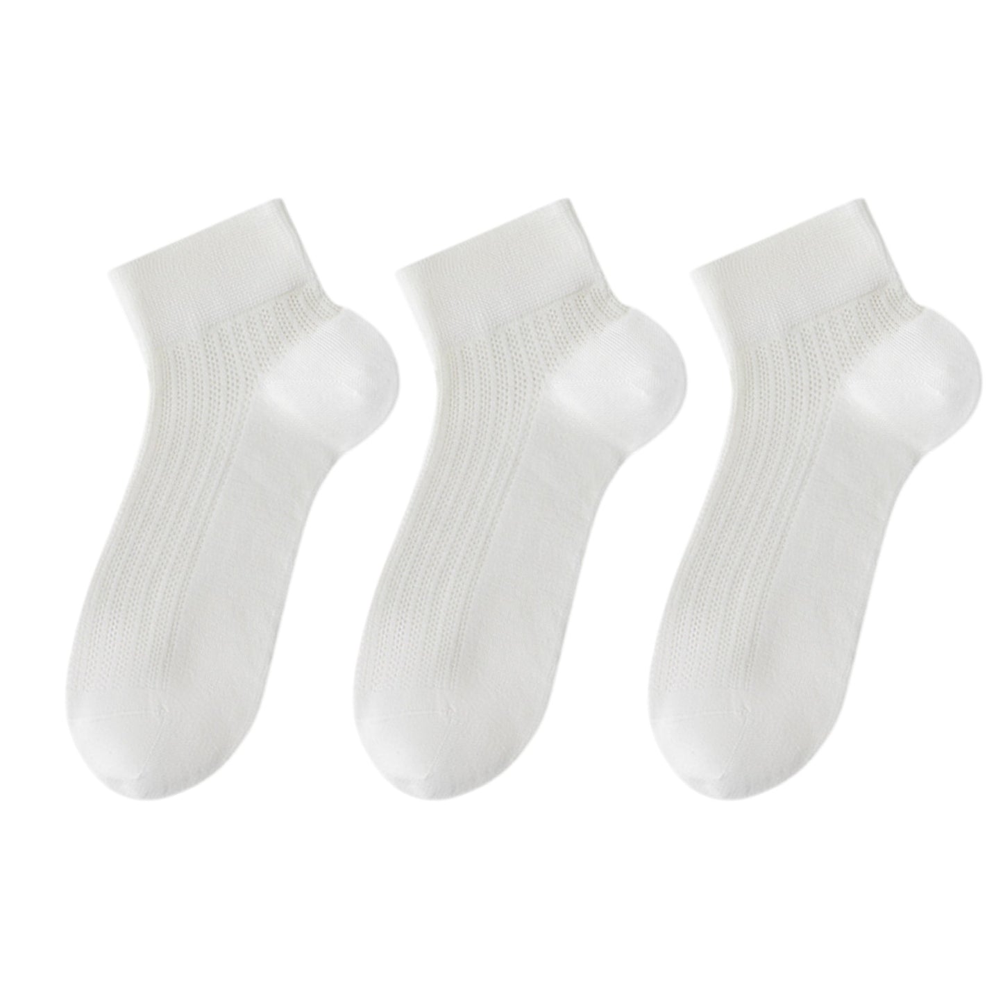 Anna-Kaci 3-Pack Women's Cotton Ankle Socks Breathable Odor Free Cooling Comfort
