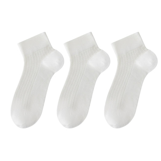 Anna-Kaci 3-Pack Women's Cotton Ankle Socks Breathable Odor Free Cooling Comfort