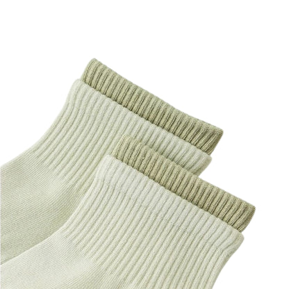 Anna-Kaci 3-Pack Women's Mid-Ankle Sports Socks with Silicone Non-Slip Grip and Breathable Comfort