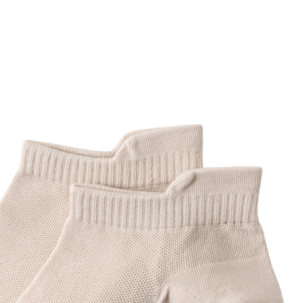 Anna-Kaci 5-Pair Cotton Low-Cut Ankle Socks with Soft Breathable Knit Design and Stretch Comfort Fit