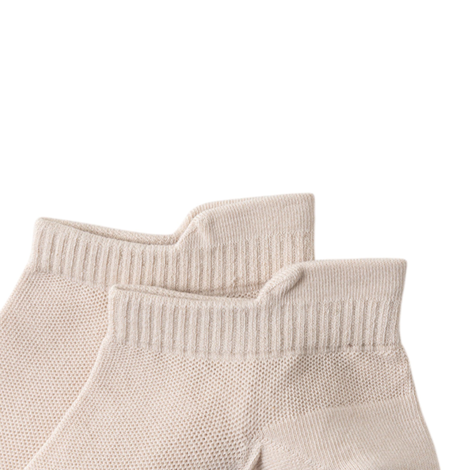 Anna-Kaci 5-Pair Cotton Low-Cut Ankle Socks with Soft Breathable Knit Design and Stretch Comfort Fit