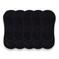 Anna-Kaci Men's 5 Pairs Low Cut Mesh Socks with Non-Slip Heel and Soft Stretch Fit