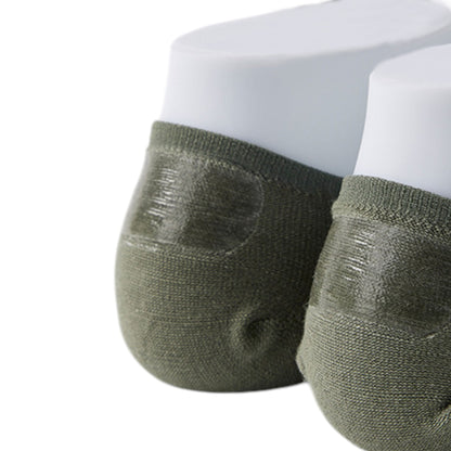 Anna-Kaci Men's 5 Pairs Low Cut Mesh Socks with Non-Slip Heel and Soft Stretch Fit