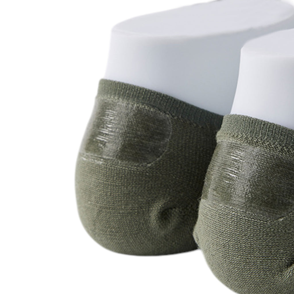 Anna-Kaci Mens 5 Pairs Cotton Blend No Show Socks Solid Color Low Cut Casual Socks