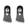 Anna-Kaci 3 Pairs Women's Cotton Sports Five Toe Anti Slip Fitness Yoga Socks with Elastic Strap