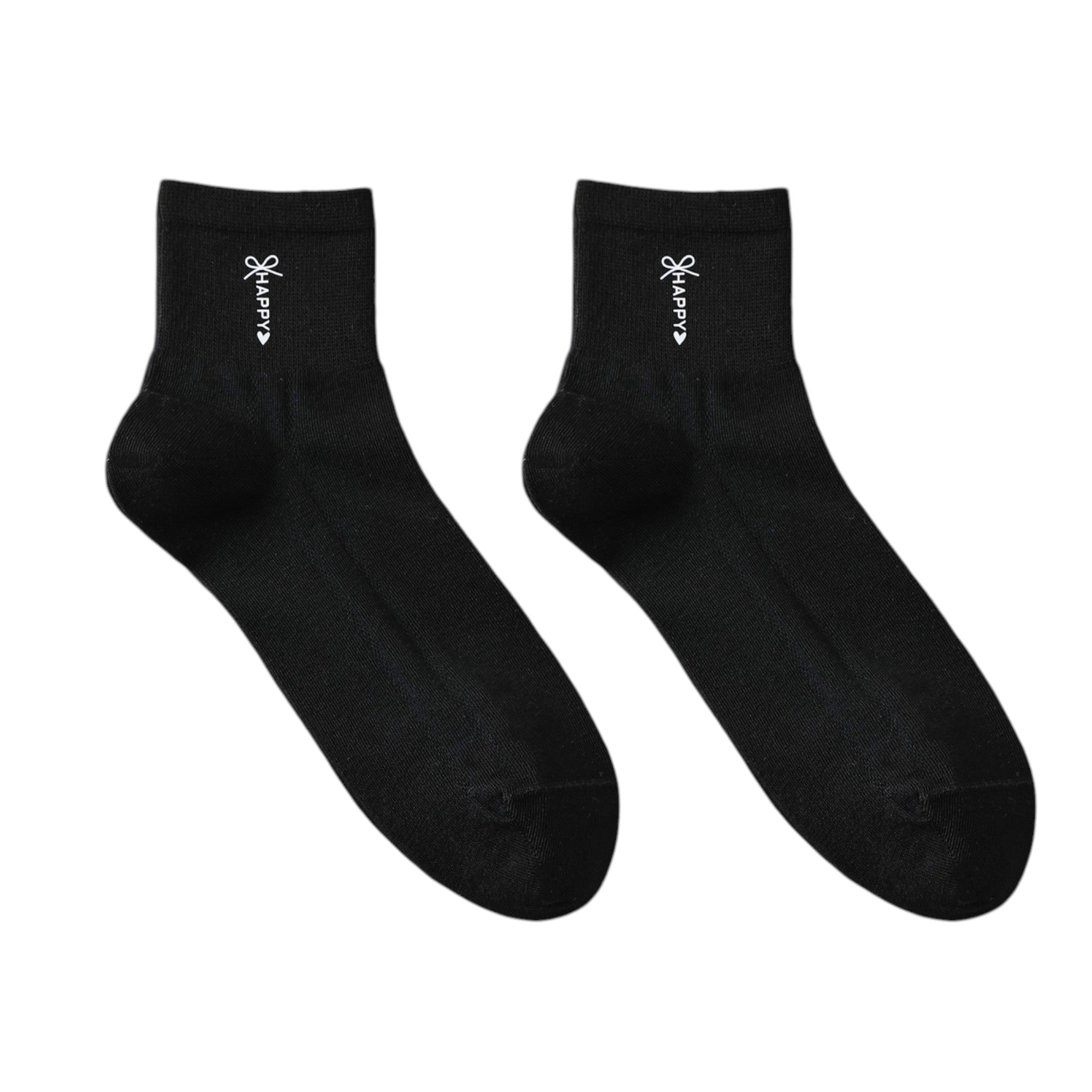 Anna-Kaci 5 Pairs Women's Breathable Mesh Crew Socks with Antibacterial Design for Everyday Comfort