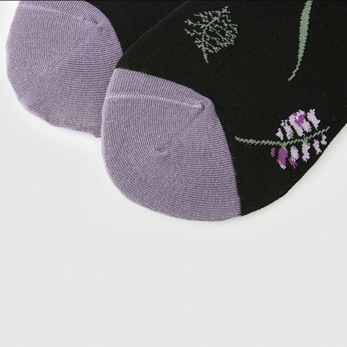 Anna-Kaci Women's 3-Pair Floral Pattern Crew Socks with Scalloped Cuff and Allover Knit Design for Everyday Feminine Style