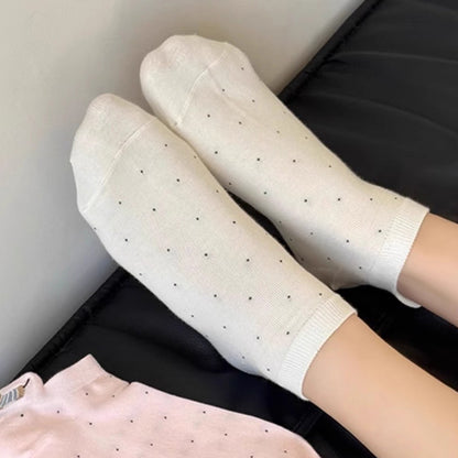 Anna-Kaci Women's 3-Pair No-Show Socks with Embroidered Dog Design and Soft Knit Low-Cut Fit for Casual Comfort