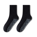 Anna-Kaci 2 Pairs Women's Yoga Non-Slip Crew Socks with Gripped Soles for Pilates and Home Workouts