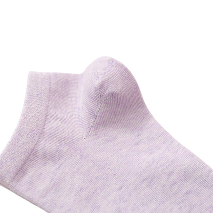 Anna-Kaci Women's 6-Pair Pure Cotton Low Cut Socks Antibacterial Soft Breathable Everyday Comfort Fit