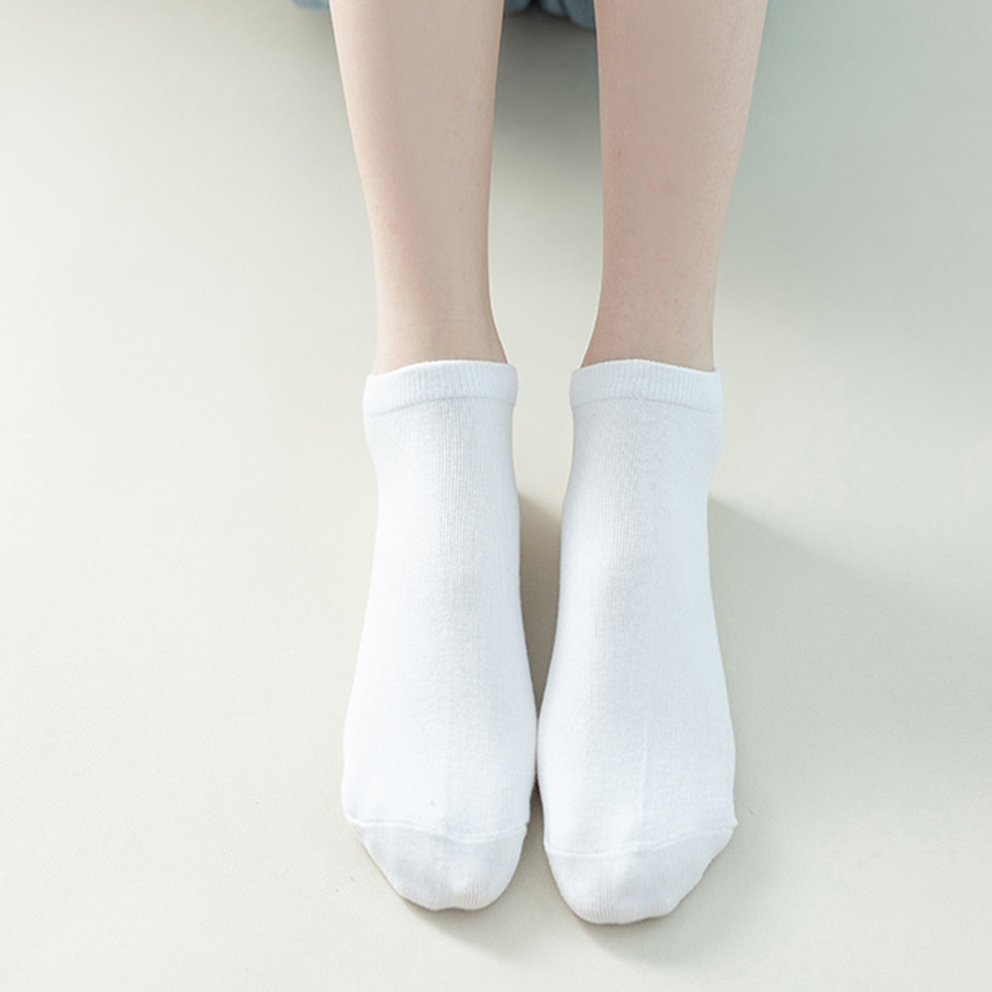 Anna-Kaci Women's 6-Pair Pure Cotton Low Cut Socks Antibacterial Soft Breathable Everyday Comfort Fit