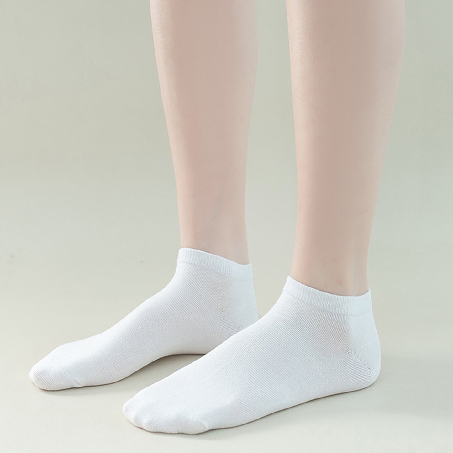 Anna-Kaci Women's 6-Pair Pure Cotton Low Cut Socks Antibacterial Soft Breathable Everyday Comfort Fit