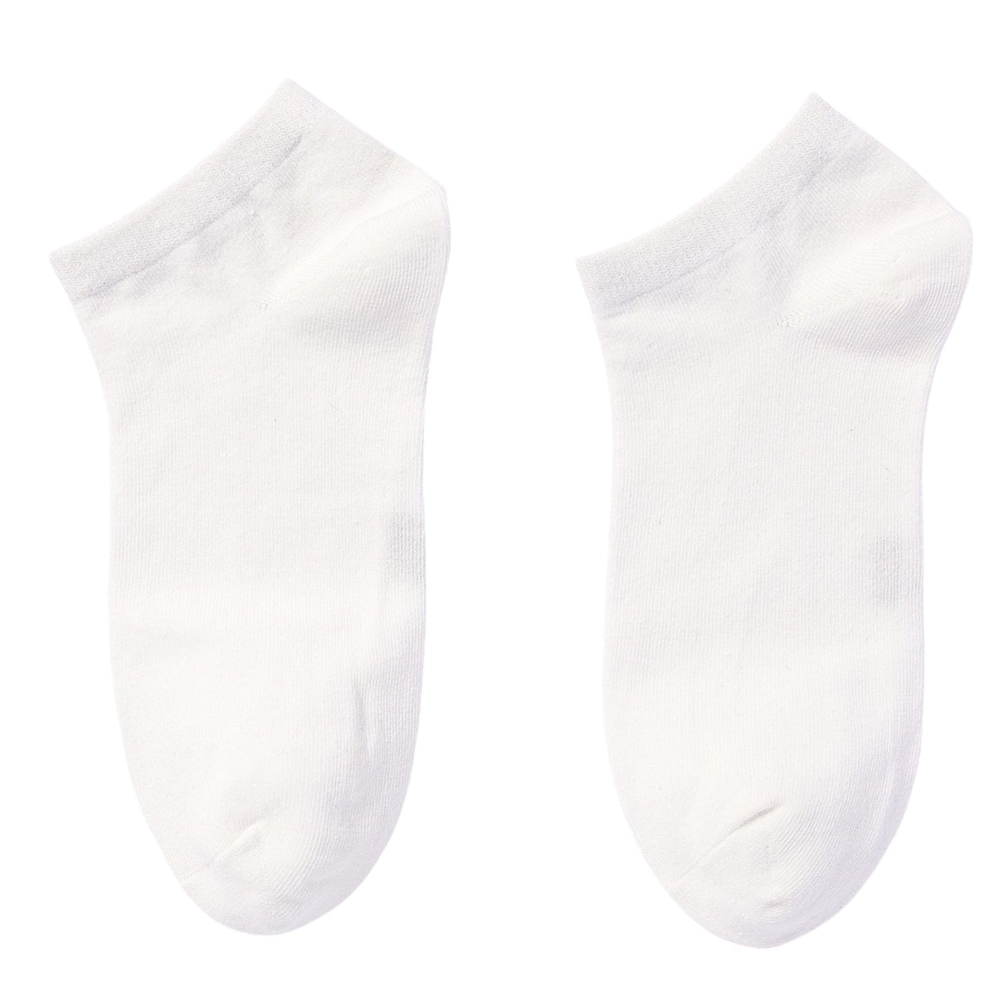 Anna-Kaci Women's 6-Pair Pure Cotton Low Cut Socks Antibacterial Soft Breathable Everyday Comfort Fit