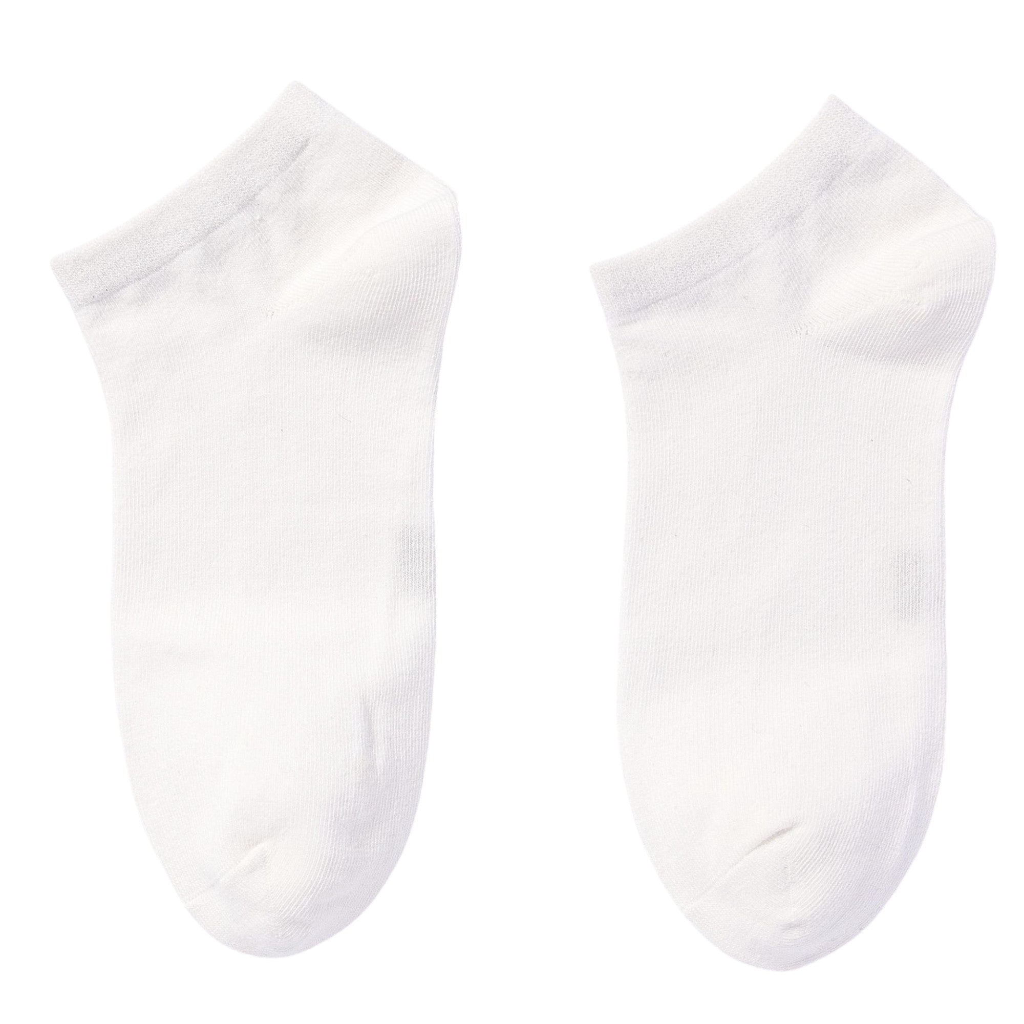 Anna-Kaci Women's 6-Pair Pure Cotton Low Cut Socks Antibacterial Soft Breathable Everyday Comfort Fit