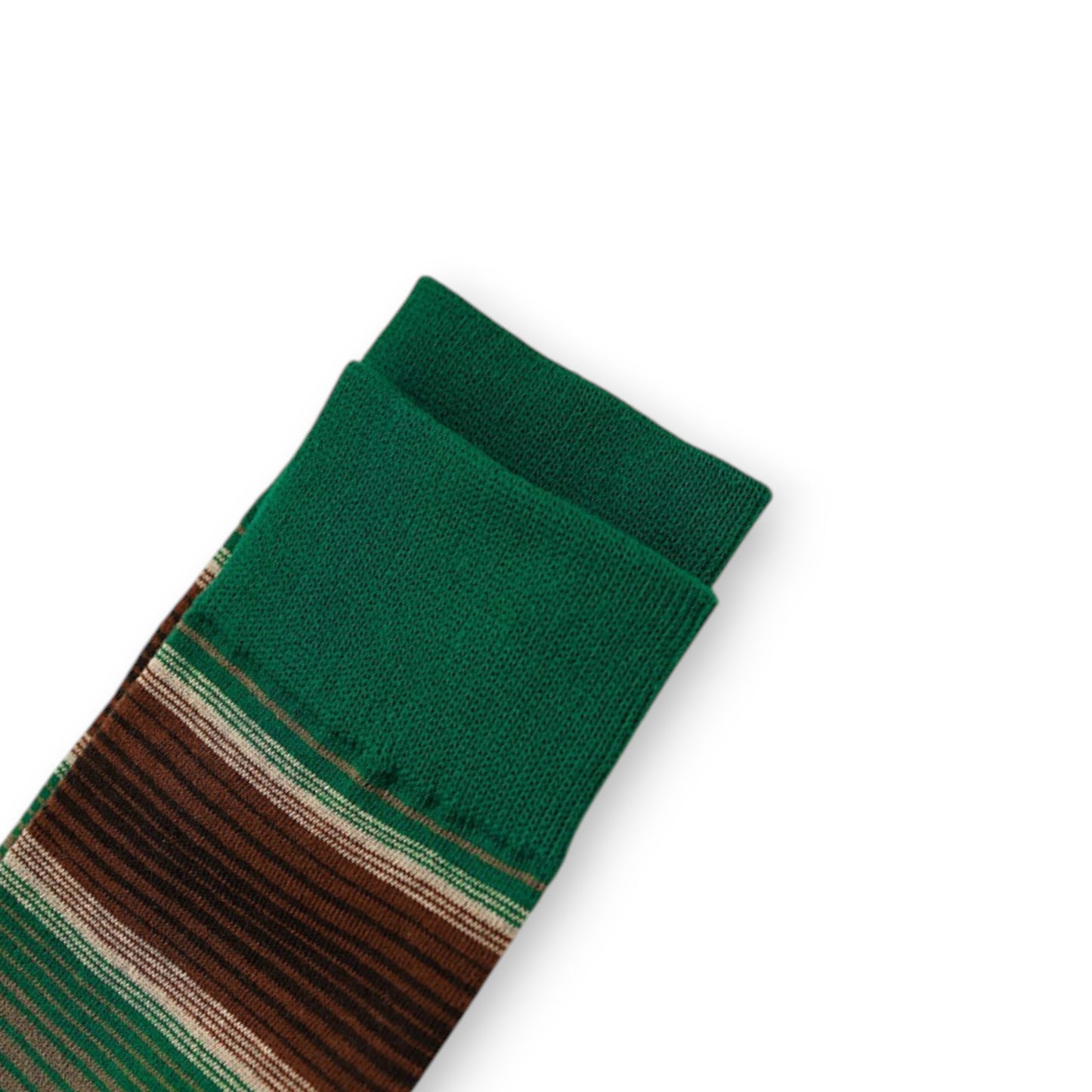 Anna-Kaci 3 Pairs Cotton Crew Socks with Retro Colored Striped Patterns and Comfortable Classic