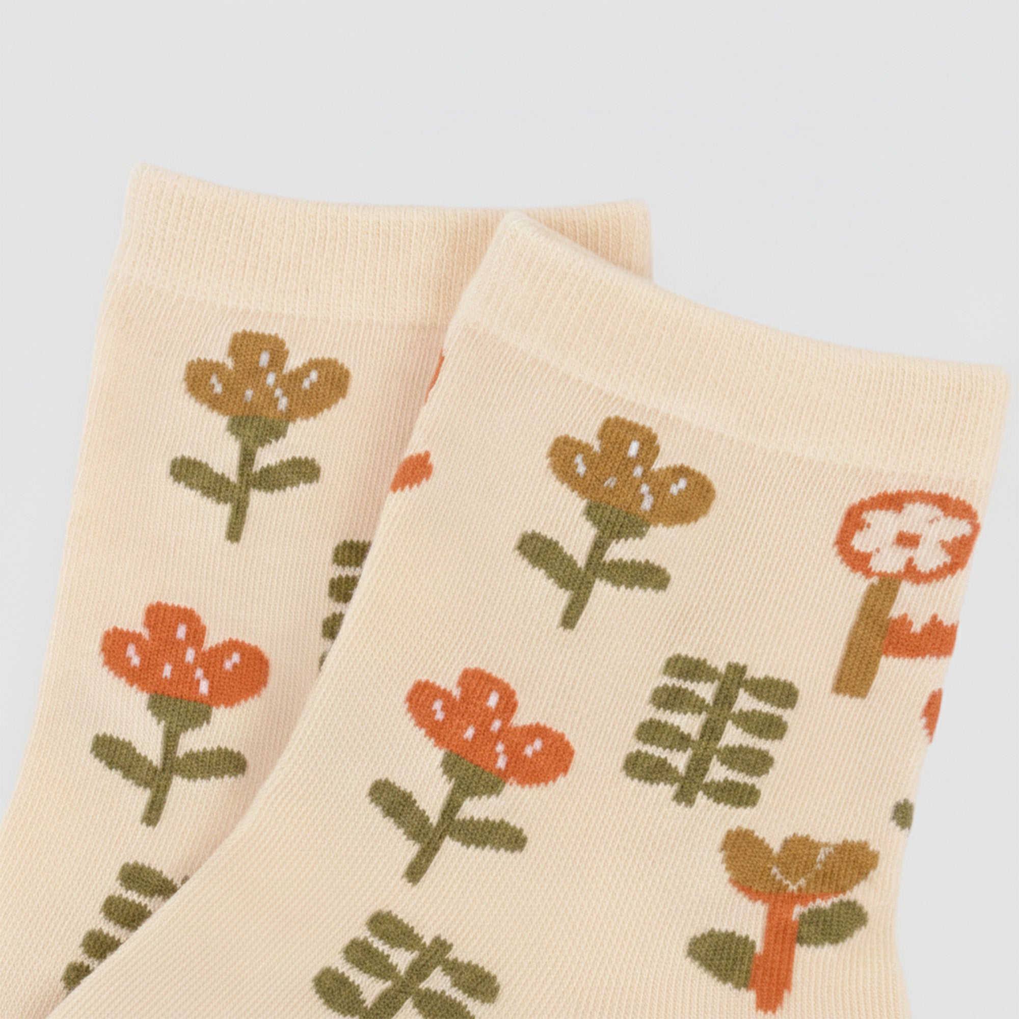 Anna-Kaci Womens Cotton Blend Crew Socks 3 Pair Pack Soft Breathable Elegant Pattern