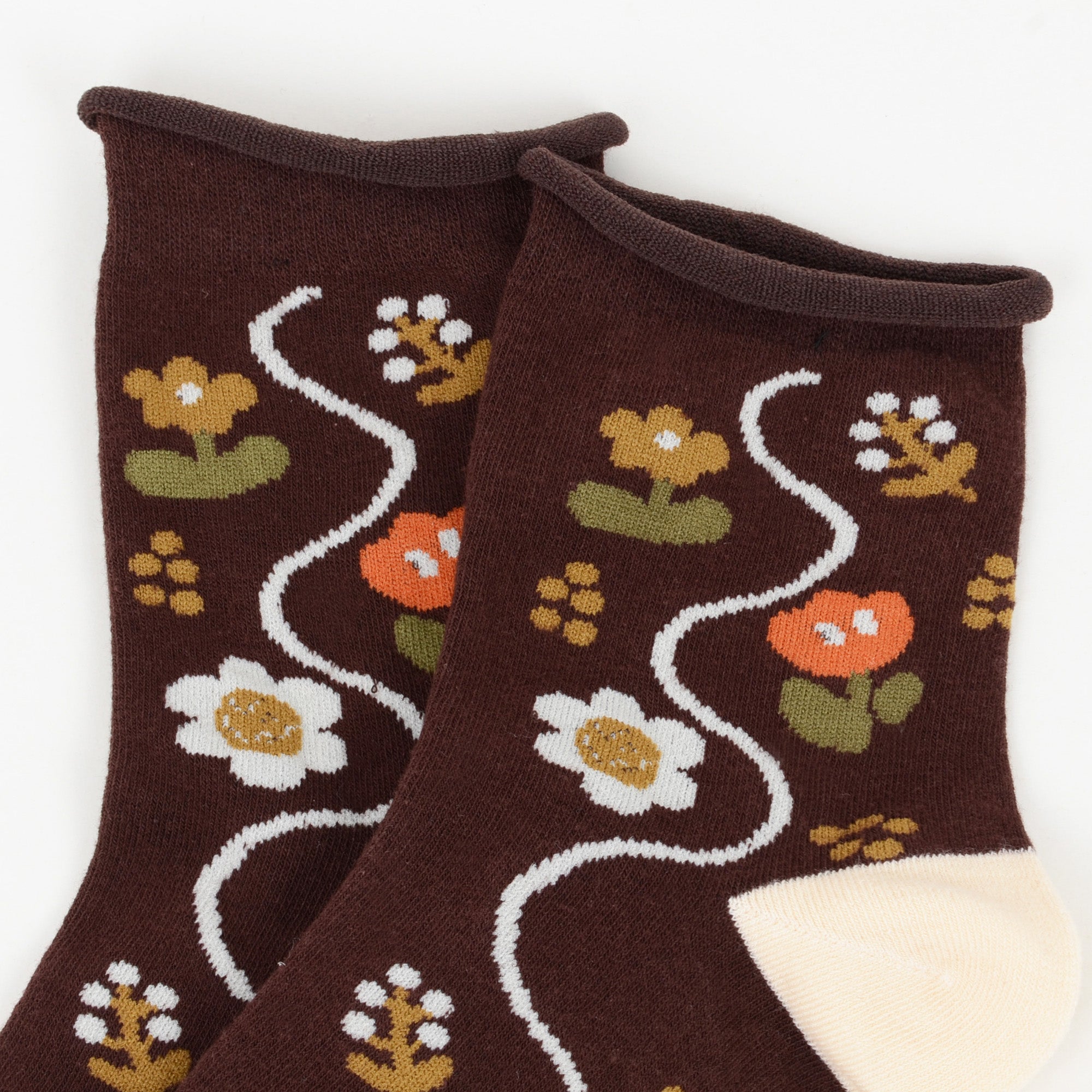Anna-Kaci Womens Cotton Blend Crew Socks 3 Pair Pack Soft Breathable Elegant Pattern