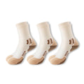 Anna-Kaci Womens Athletic Crew Socks Cotton Blend Breathable Fit 3 Pair Pack