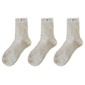 Anna-Kaci Women's 3 Pairs Quarter Socks Heart Accent Knit Stretchy Comfortable Fit Everyday Casual Wear