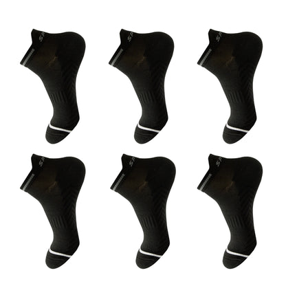 Anna-Kaci women's Anti-Slip Athletic Ankle Socks 6pk - for Running & Training