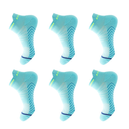 Anna-Kaci women's Anti-Slip Athletic Ankle Socks 6pk - for Running & Training