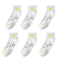 Anna-Kaci Men's Breathable Athletic Ankle Socks 6pk
