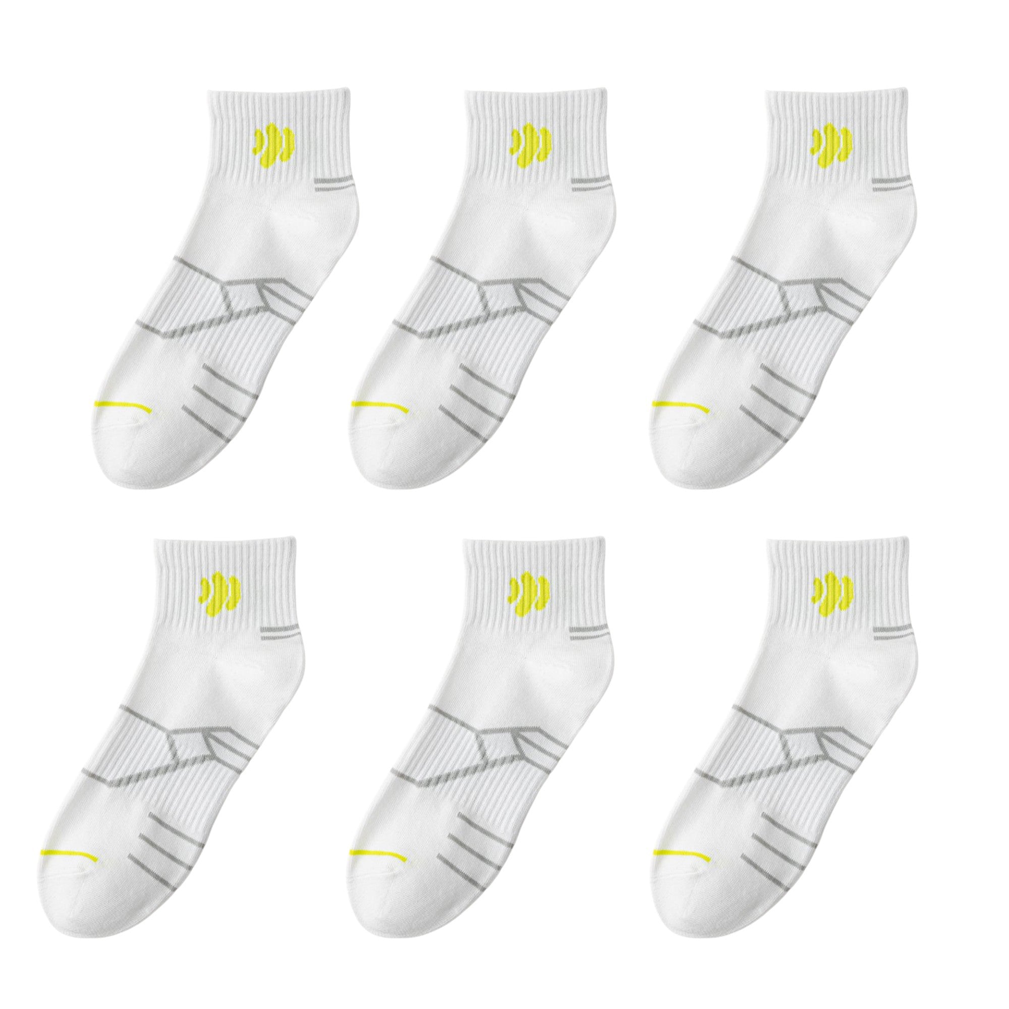 Anna-Kaci Men's Breathable Athletic Ankle Socks 6pk