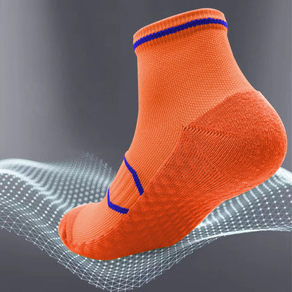 Anna-Kaci Men's 6pk Athletic Ankle Socks with Accents