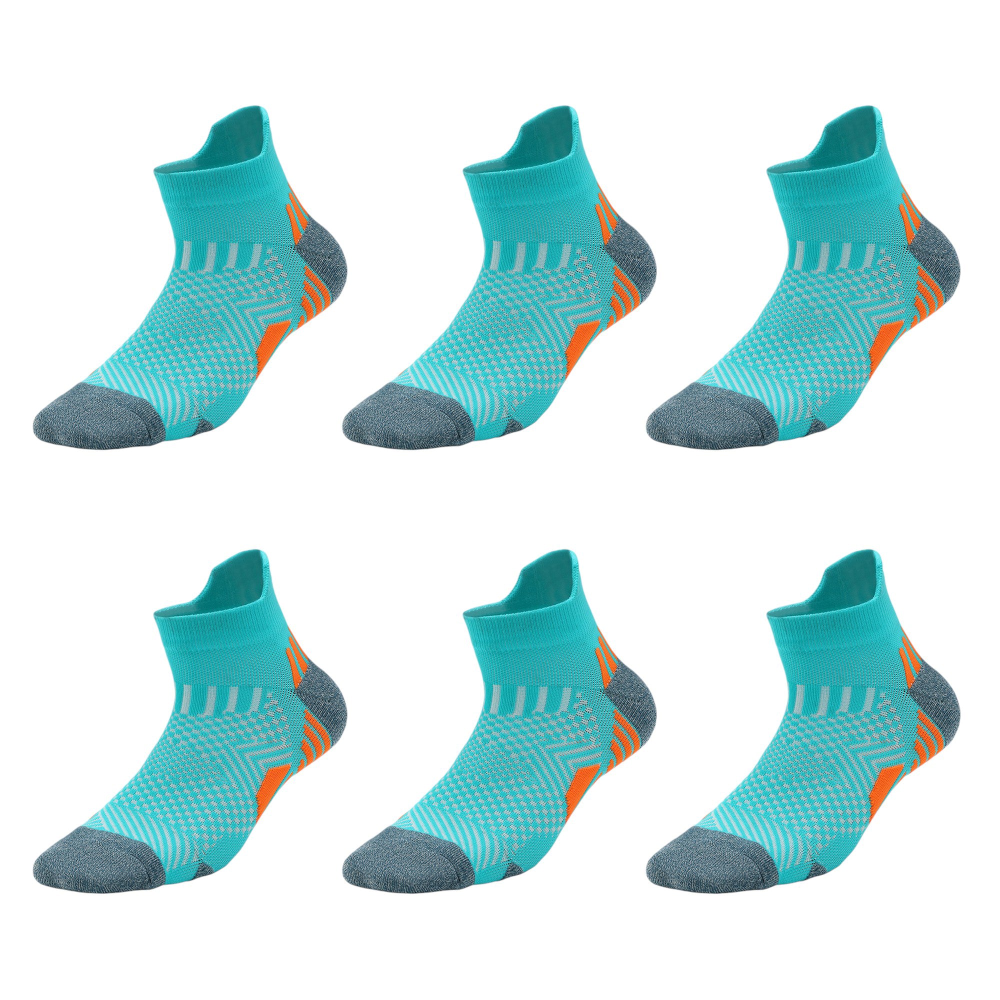 Anna-Kaci Men's 6pk Sports Athletic Ankle Socks