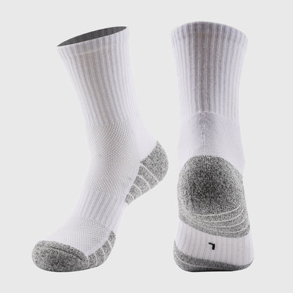 Anna-Kaci Men's Crew Athletic Socks 6pk with Accents