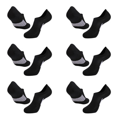 Anna-Kaci Men's 6pk Breathable No - Show Athletic Socks