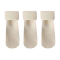 Anna-Kaci 3-Pair Soft Ribbed Crew Socks Set with Stretch Comfort Fabric, Reinforced Cuffs, Breathable Knit Design and Everyday Cozy Wear Giftable Pack