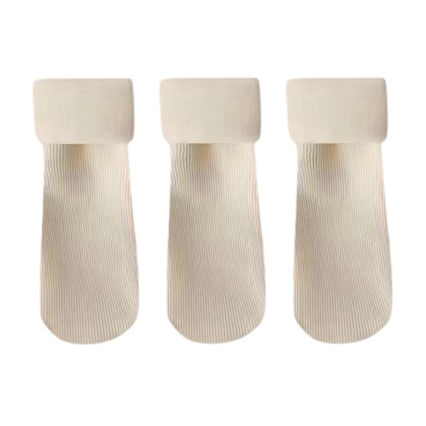 Anna-Kaci 3-Pair Soft Ribbed Crew Socks Set with Stretch Comfort Fabric, Reinforced Cuffs, Breathable Knit Design and Everyday Cozy Wear Giftable Pack