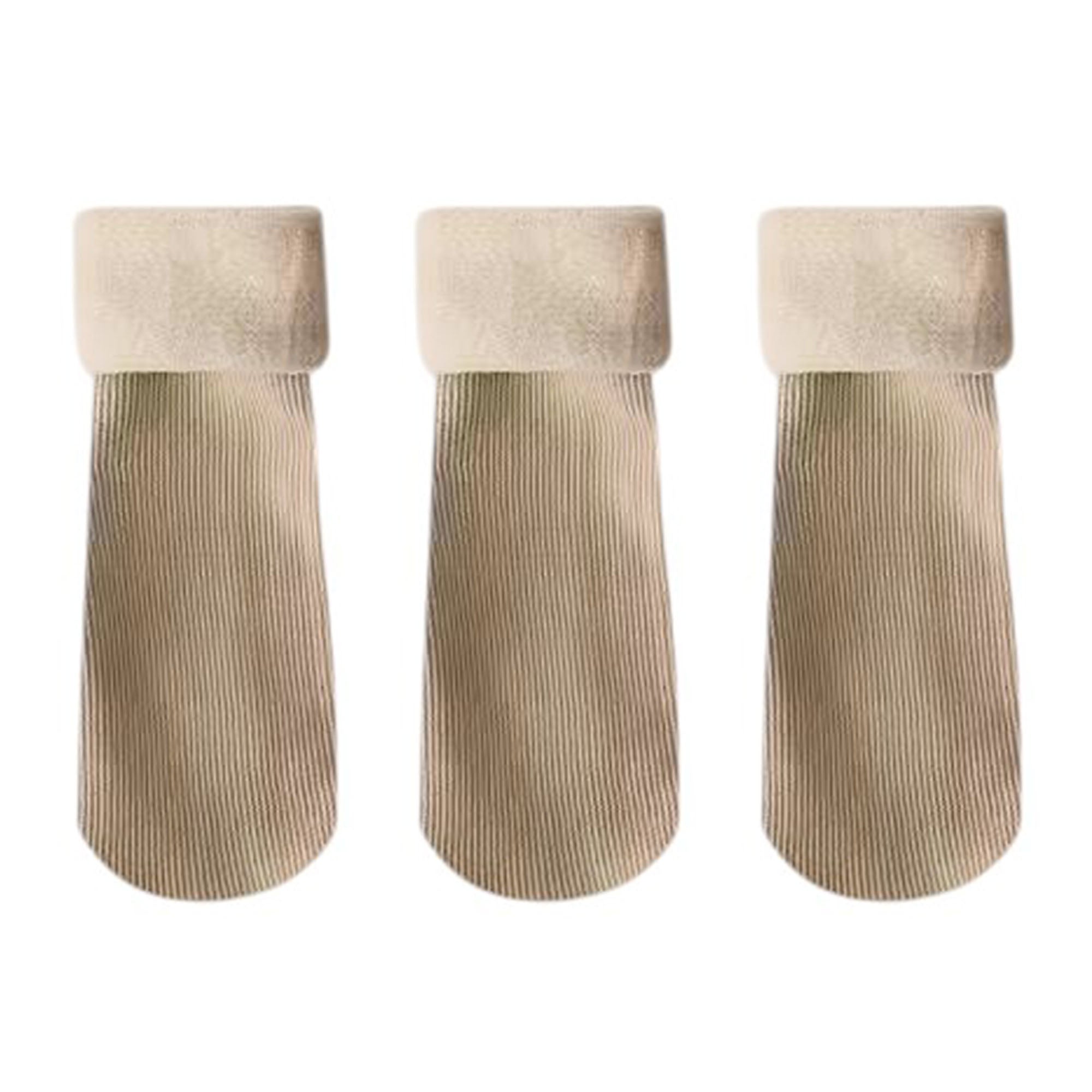 Anna-Kaci 3-Pair Soft Ribbed Crew Socks Set with Stretch Comfort Fabric, Reinforced Cuffs, Breathable Knit Design and Everyday Cozy Wear Giftable Pack