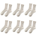 Anna-Kaci 6pk Women's Knee - High Socks with Bow Details
