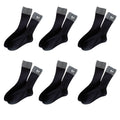Anna-Kaci Women's 6pk Color - Block Crew Socks with Bow Embroidery