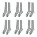 Anna-Kaci Women's 6pk Ribbed Knee - High Socks - Soft & Breathable