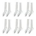 Anna-Kaci Calcetines altos acanalados hasta la rodilla para mujer, 6 unidades, suaves y transpirables
