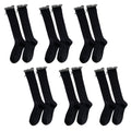 Anna-Kaci Women's 6pk Knee - High Socks with Bow and Patterned Cuff
