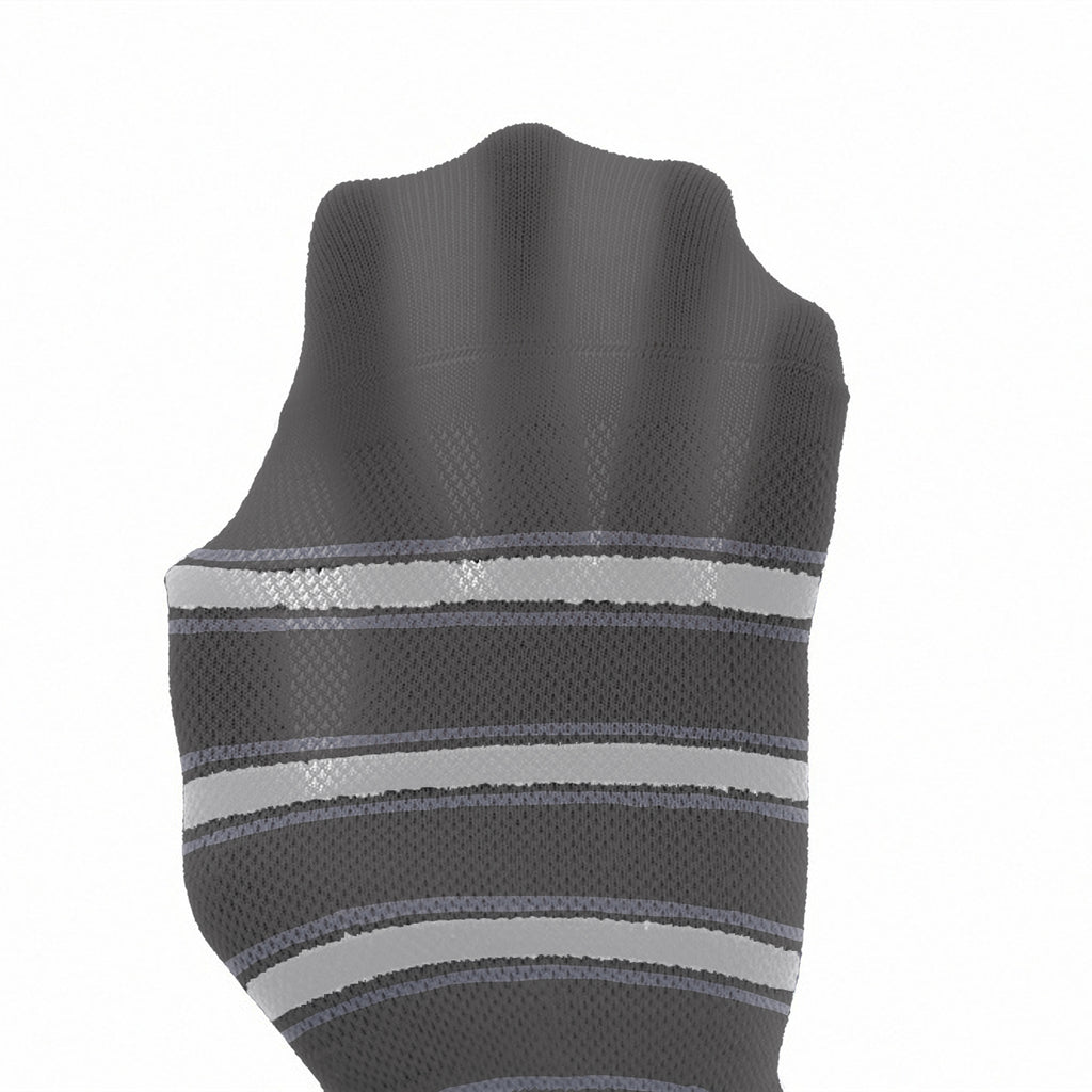Anna-Kaci Women's 6pk Striped Ankle Socks with Cuffed Design