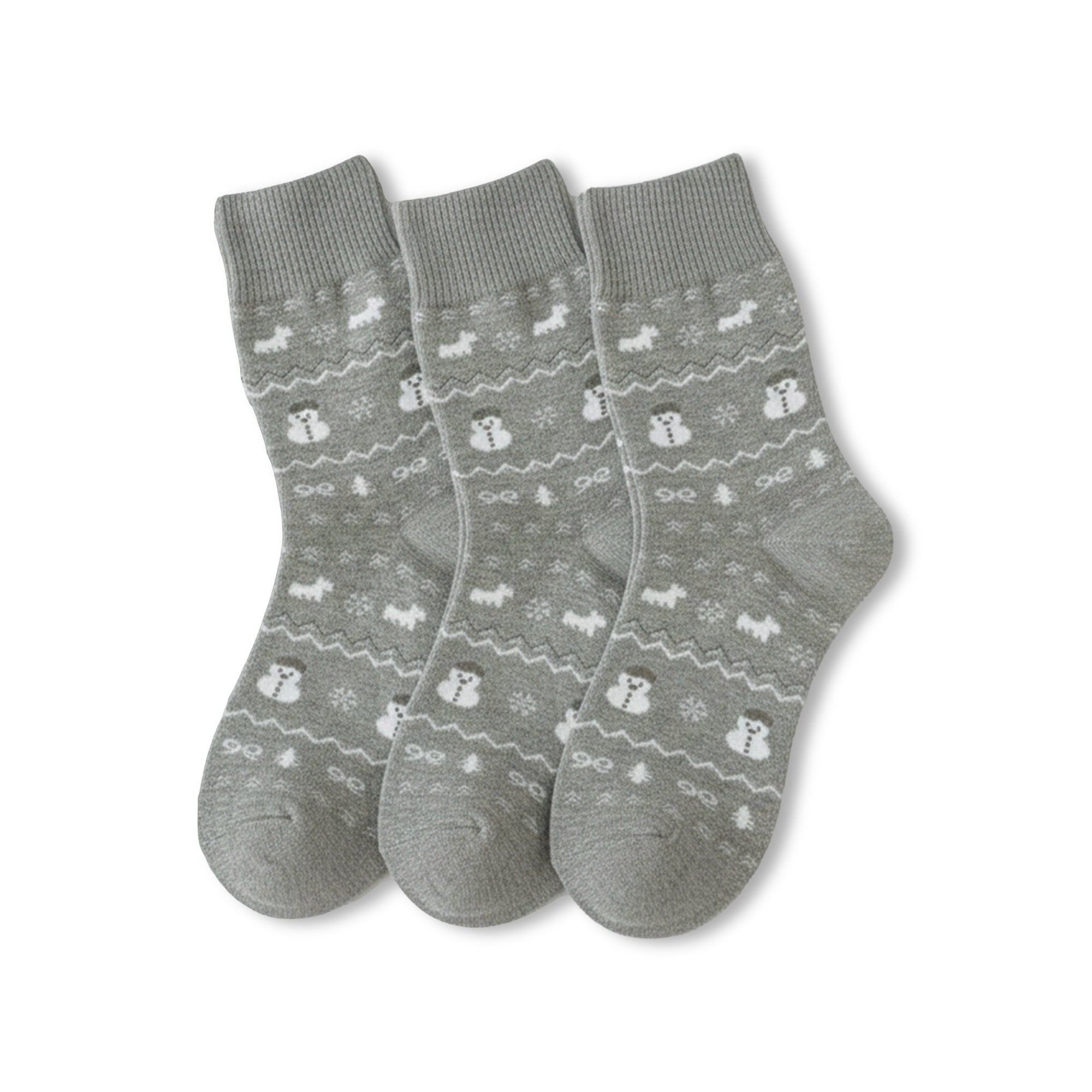 Anna-Kaci Womens Cotton Blend Crew Socks 3 Pair Pack Soft Everyday Casual Comfort
