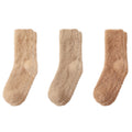 Anna-Kaci Women's 3-Pair Ultra-Plush Fuzzy Crew Socks with Soft Textured Finish US 5¨C10